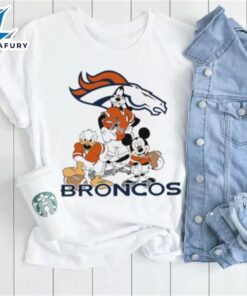 Mickey Mouse Characters Disney Denver Broncos Shirt
