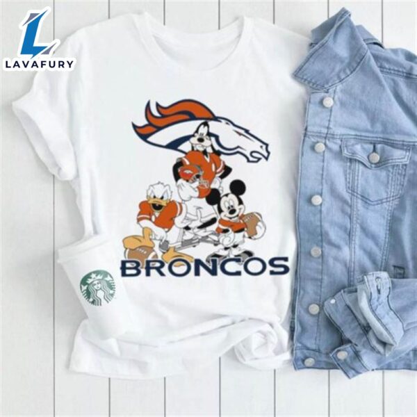 Mickey Mouse Characters Disney Denver Broncos Shirt
