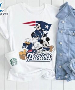 Mickey Mouse Characters Disney New England Patriots Shirt