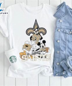 Mickey Mouse Characters Disney Orleans Saints Shirt