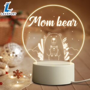 Mother’s Day Birthday Personalized Gift USB LED 3D Night Light Bedroom Decoratio