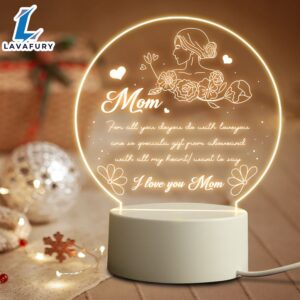 Mother’s Day Birthday Personalized Gift USB LED 3D Night Light LED