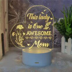 Mother’s Day Gift-LED Acrylic 3D…