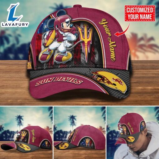 NCAA Arizona State Sun Devils Mickey Cap Trending New Arrivals Custom Cap