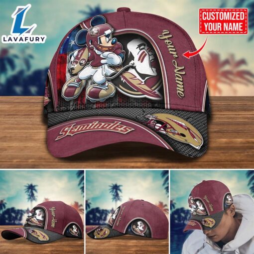 NCAA Florida State Seminoles Mickey Cap Trending New Arrivals Custom Cap