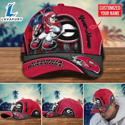 NCAA Georgia Bulldogs Mickey Cap Trending New Arrivals Custom Cap