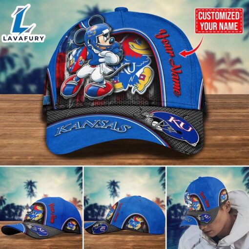 NCAA Kansas Jayhawks Mickey Cap Trending New Arrivals Custom Cap