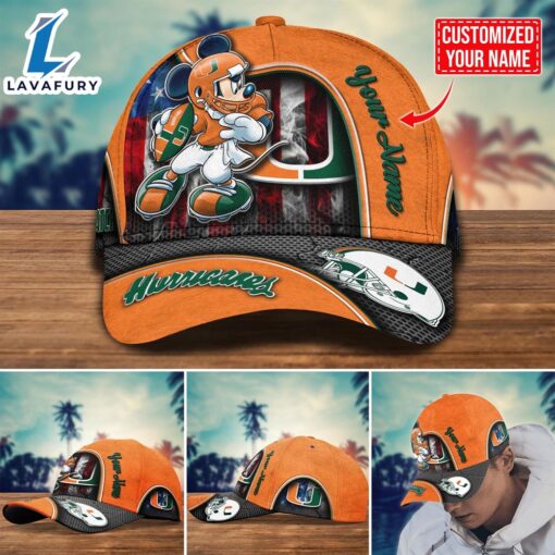 NCAA Miami Hurricanes Mickey Cap Trending New Arrivals Custom Cap