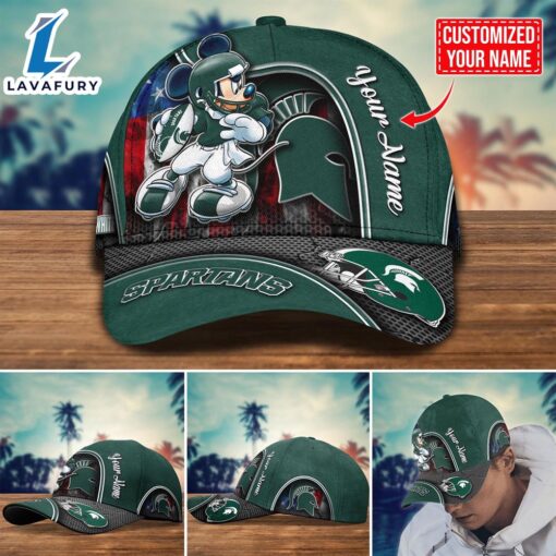 NCAA Michigan State Spartans Mickey Cap Trending New Arrivals Custom Cap