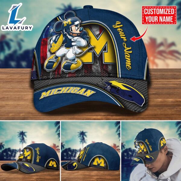 NCAA Michigan Wolverines Mickey Cap Trending New Arrivals Custom Cap