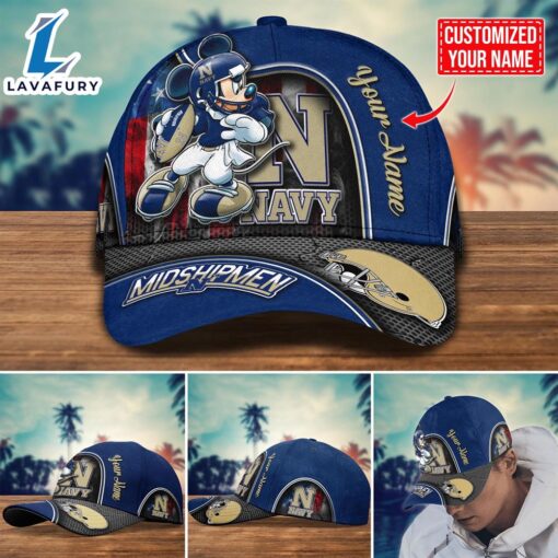 NCAA Navy Midshipmen Mickey Cap Trending New Arrivals Custom Cap