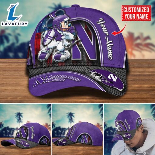 NCAA Northwestern Wildcats Mickey Cap Trending New Arrivals Custom Cap