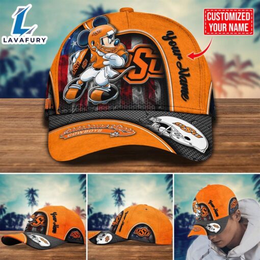 NCAA Oklahoma State Cowboys Mickey Cap Trending New Arrivals Custom Cap