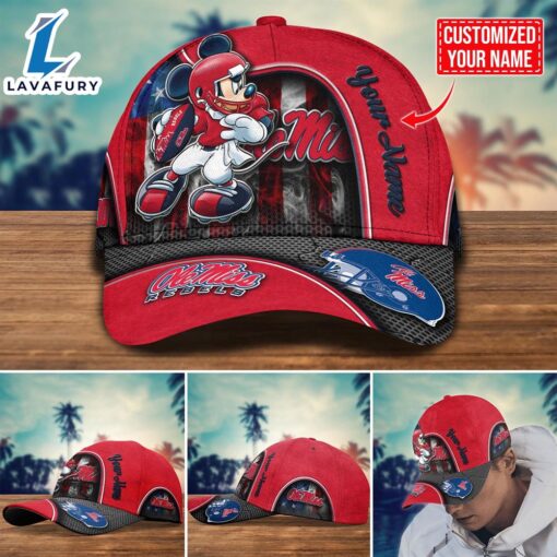 NCAA Ole Miss Rebels Mickey Cap Trending New Arrivals Custom Cap