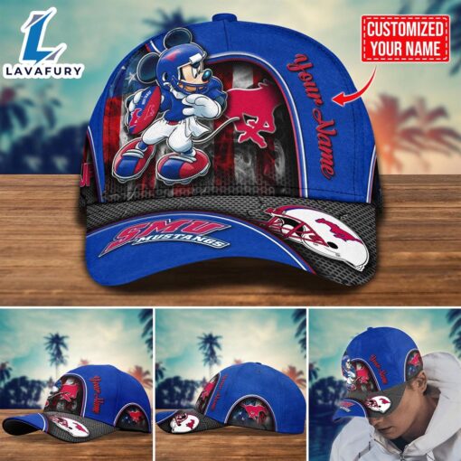 NCAA SMU Mustangs Mickey Cap Trending New Arrivals Custom Cap