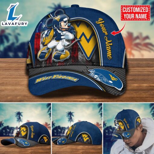 NCAA West Virginia Mountaineers Mickey Cap Trending New Arrivals Custom Cap