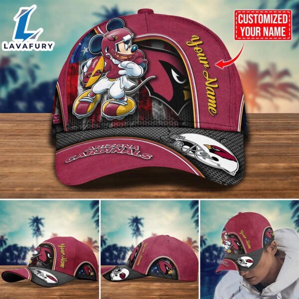 NFL Arizona Cardinals Mickey Cap Trending New Arrivals Custom Cap