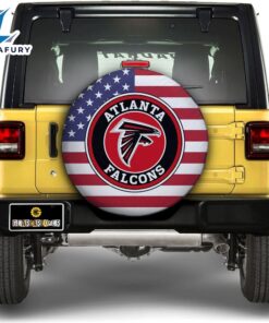 NFL Atlanta Falcons Spare Tire Covers Custom US Flag Style