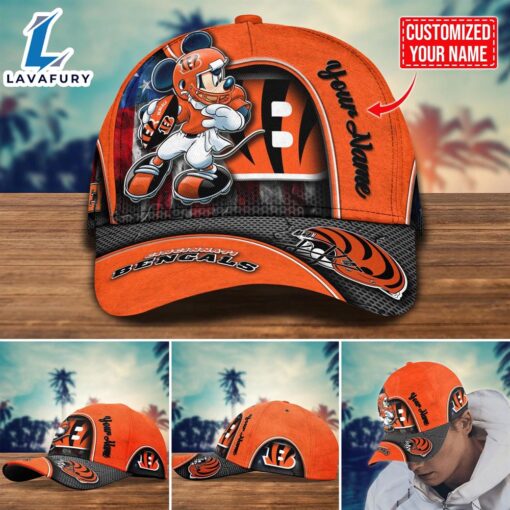 NFL Cincinnati Bengals Mickey Cap Trending New Arrivals Custom Cap