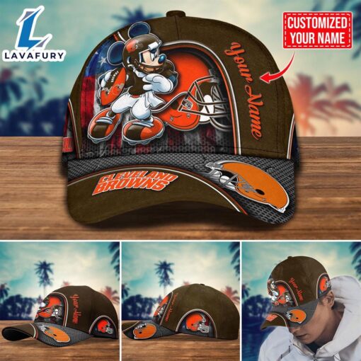 NFL Cleveland Browns Mickey Cap Trending New Arrivals Custom Cap