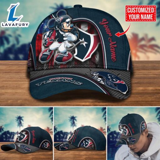 NFL Houston Texans Mickey Cap Trending New Arrivals Custom Cap