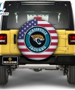 NFL Jacksonville Jaguars Spare Tire Covers Custom US Flag Style