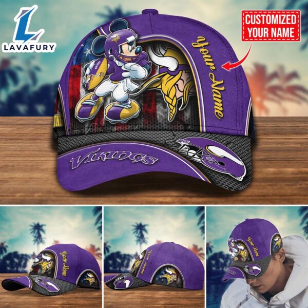 NFL Minnesota Vikings Mickey Cap Trending New Arrivals Custom Cap