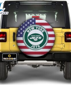NFL New York Jets Spare Tire Covers Custom US Flag Style
