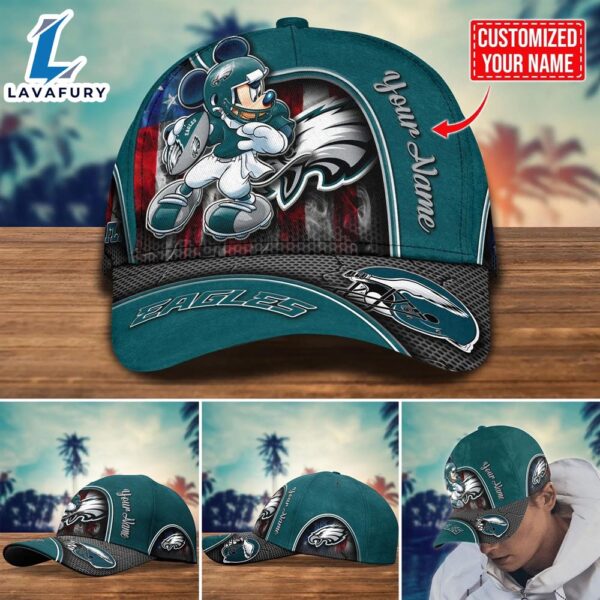 NFL Philadelphia Eagles Mickey Cap Trending New Arrivals Custom Cap