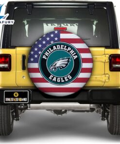 NFL Philadelphia Eagles Spare Tire Covers Custom US Flag Style