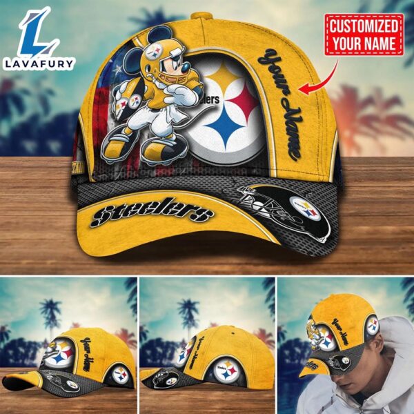 NFL Pittsburgh Steelers Mickey Cap Trending New Arrivals Custom Cap
