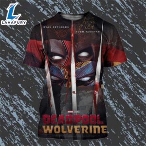 New Poster For Deadpool 3 Deadpool And Wolverine All Over Print Shirt