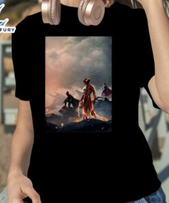New Trailer New Poster The Flash Movie 2024 The Batman Erza Miller Dcu Dceu Fan Gifts T-Shirt