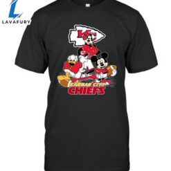 Nfl Kansas City Chiefs Mickey Mouse 2024 Donald Duck Goofy Football T Shirt