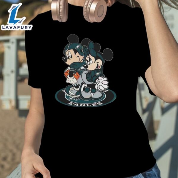 Nfl Philadelphia Eagles Mickey Mouse And Minnie Mouse 2024 Shirt