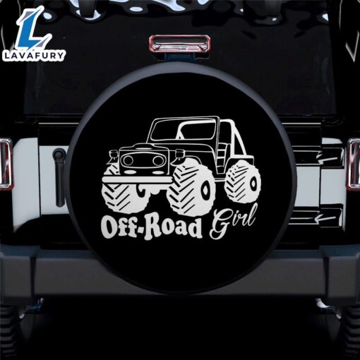 Off Road Girl Car Spare Tire Covers Gift For Campers