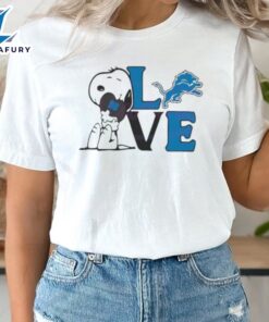 Official Cute Snoopy Love Detroit…