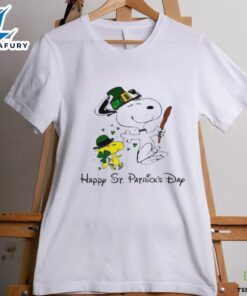 Official Snoopy And Woodstock Happy St Patrick’s Day 2024 Shirt