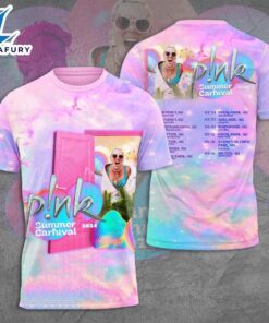 P!Nk Pink Singer Summer Carnival 2024 Tour 3d T-Shirt