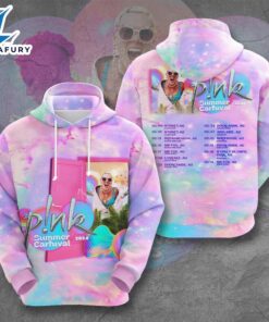 P!Nk Pink Singer Summer Carnival 2024 Tour 3d T-Shirt Hoodie