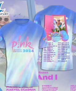 P!Nk Pink Singer Summer Carnival 2024 Tour T-Shirt