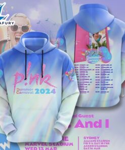 P!Nk Pink Singer Summer Carnival 2024 Tour T-Shirt Hoodie