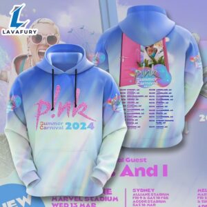 P!Nk Pink Singer Summer Carnival 2024 Tour T-Shirt Hoodie