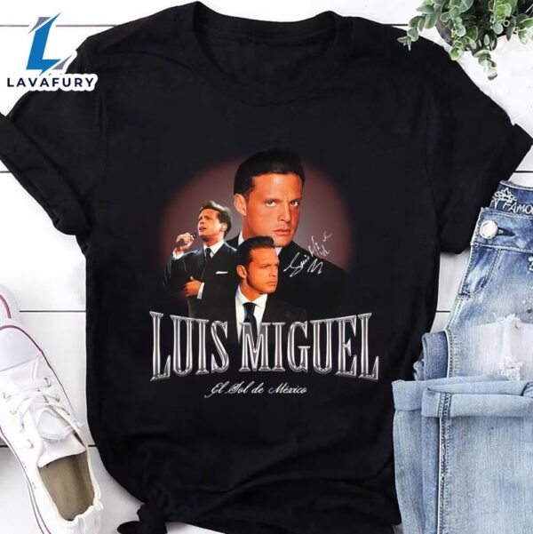 Signature Luis Miguel Shirt, Graphic Luis Miguel Tour 2024 Shirt