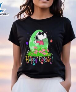 Snoopy Happy Easter Green Egg Fan 2024 Shirt