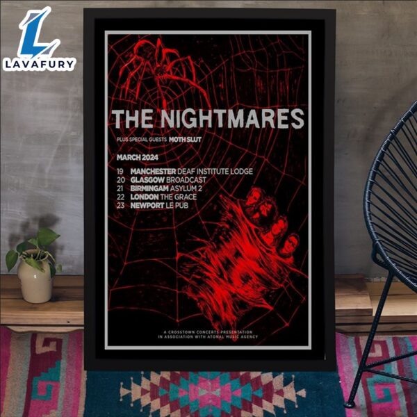 The Nightmares March 2024 Poster Canvas
