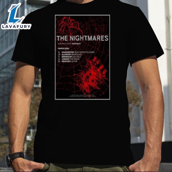 The Nightmares March Tour March 2024 T Shirt