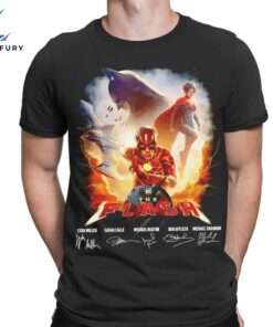 The Flash Dc 2024 Signatures Thank You For The Memories Tshirt Men
