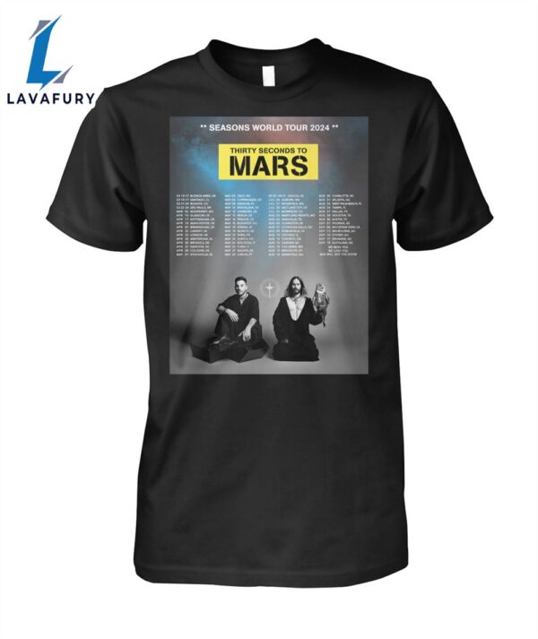Thirty Seconds To Mars Seasons World Tour 2024 T Shirt