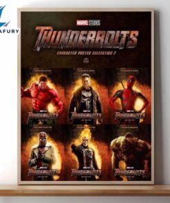 Thunderbolts 2024 Character Movie Poster Canvas